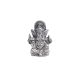 Silver Brass Ganesha Mini Statue